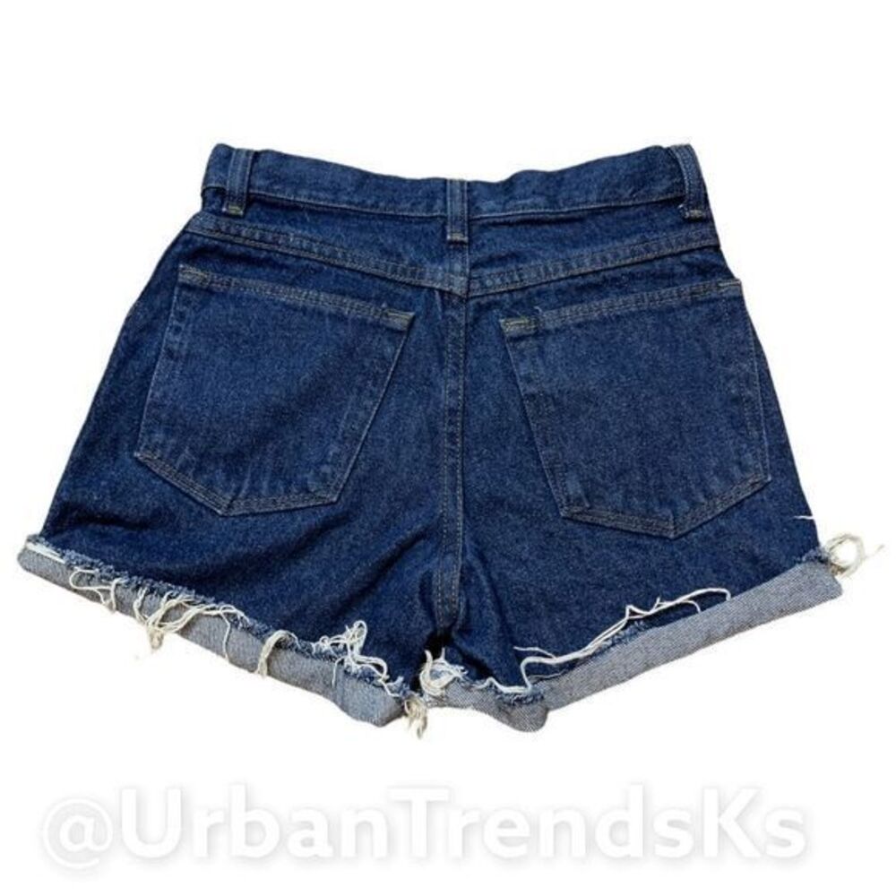 High Waisted Jeans Women’s shorts dark wash teen girls size 14